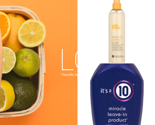 hair products cover photo collage