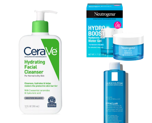Skin care cover photo collage