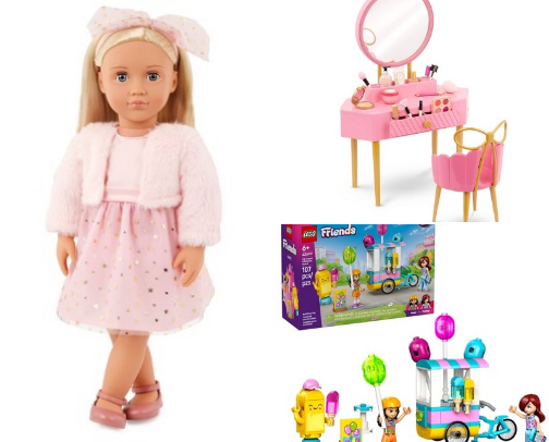 The best toys for 4 year old girls cover photo collage
