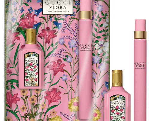 Perfume sets cover photo collage
