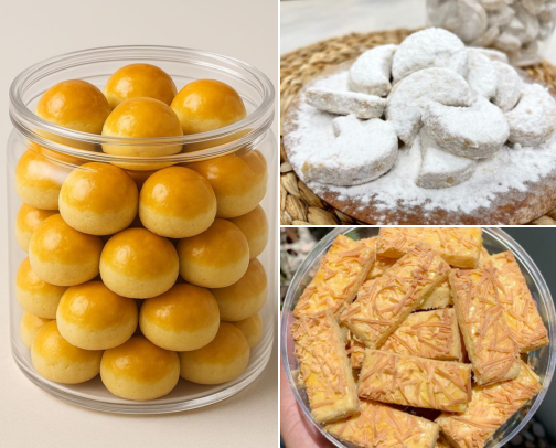 Take a Taste of Indonesia Home: Traditional Cookies & Festive Treats cover photo collage