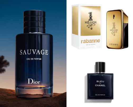 Power in a Bottle: Elite Men’s Perfumes cover photo collage