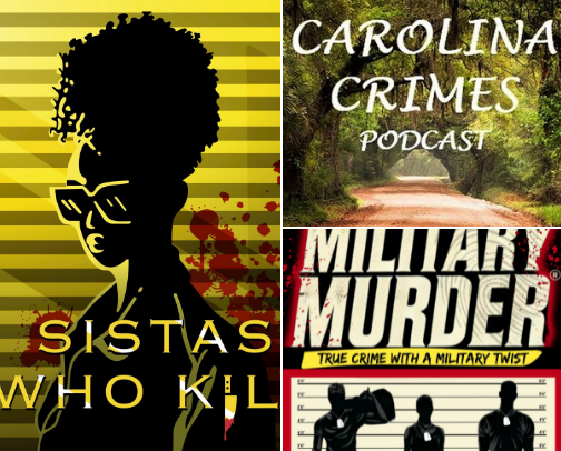 My Favorite True Crime Podcasts cover photo collage