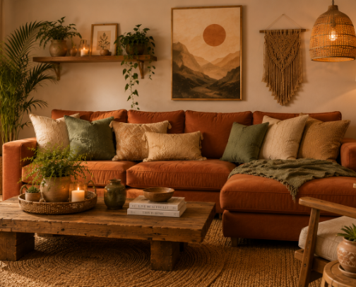 Elevate Your Rented Space: Cozy Boho Decor Ideas for Under $100 cover photo collage
