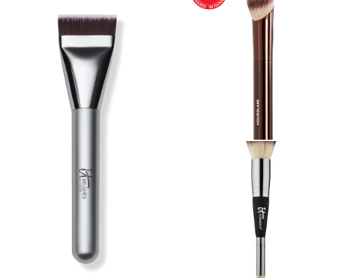 These Are The Makeup Brushes I Swear By for Blending Creams, Liquids and Powders. cover photo collage