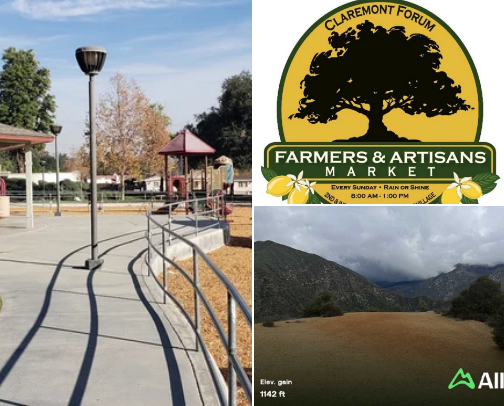 Things to check out in or around Claremont, Ca cover photo collage