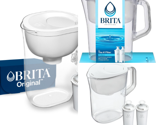 Top 10 Water Filter Pitchers and Filters cover photo collage