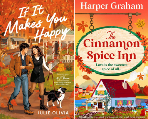 Books to read in Autumn cover photo collage