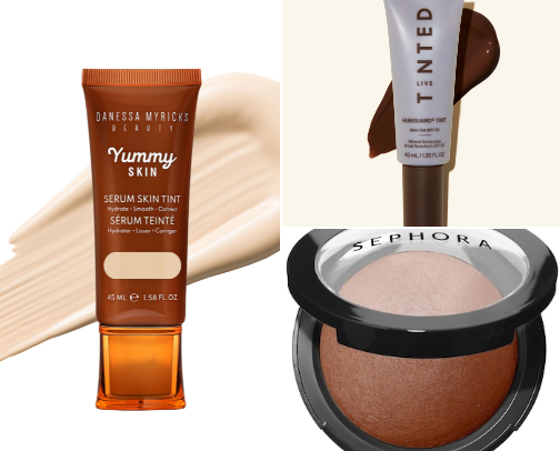 Makeup recommendations as a someone who loves a no makeup makeup look cover photo collage