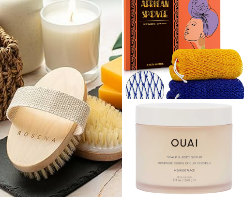 My luxurious everything shower routine cover photo collage