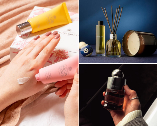 Molton Brown: A Refined Blend of Luxury, Fragrance & Everyday Indulgence cover photo collage
