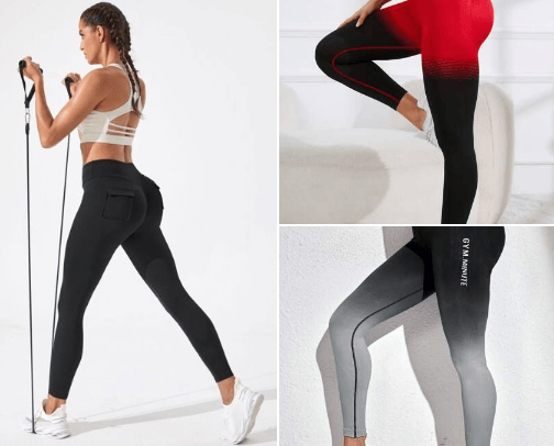 Leggings cover photo collage