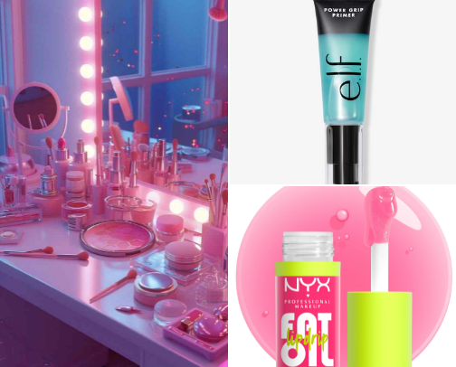 My Baddie on the Budget Makeup Kit :MUST HAVES💕 cover photo collage