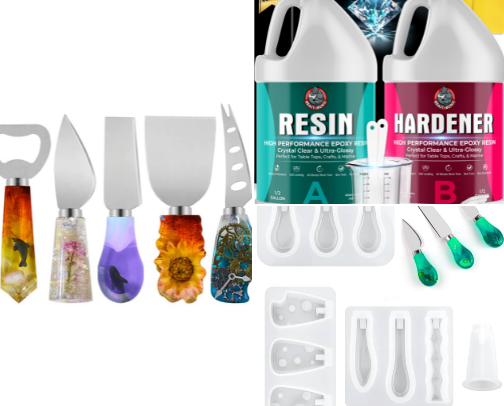 Resin art cover photo collage