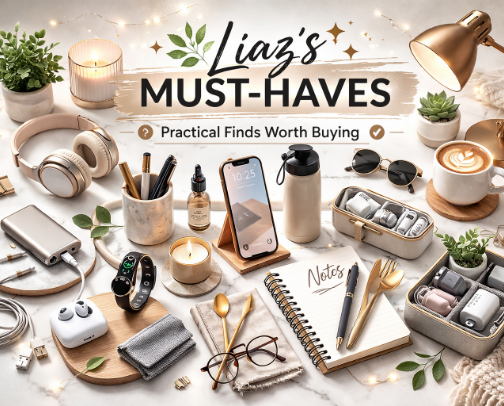 Liaz Amazon Must Haves cover photo collage