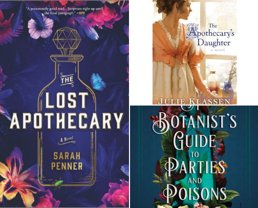 Ink, Herbs, and Arsenic: My Favorite Apothecary Reads cover photo collage