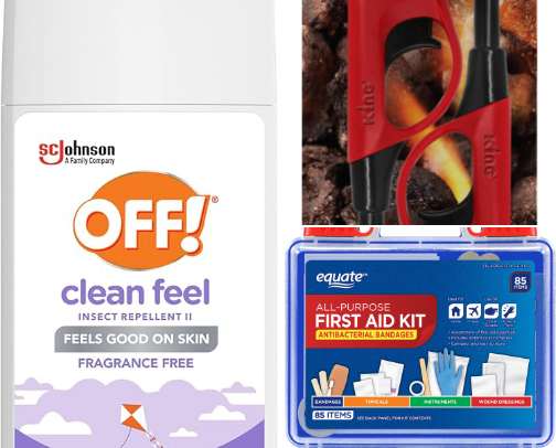 Camping Essentials That Make Outdoor Trips Way Easier #WalmartPartner cover photo collage