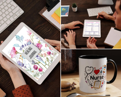 My Etsy listings cover photo collage