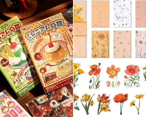 Cute Stickers for Journaling cover photo collage
