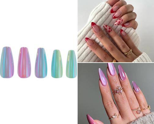 Press On Nails cover photo collage