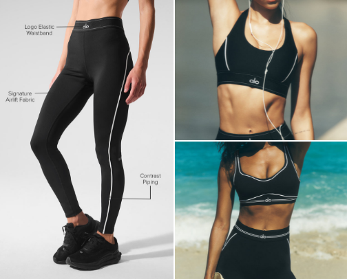 ALO products from an Alo SA cover photo collage