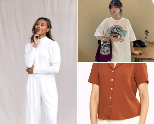Every day fashions and comfy dress cover photo collage