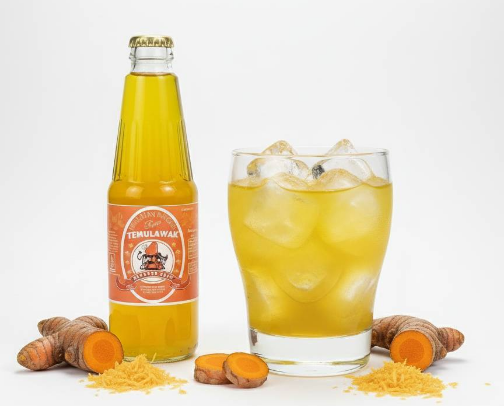 A herbal plant-based drink for maintaining health cover photo collage