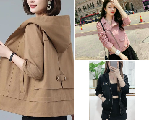 Jaket sytle wanita cover photo collage