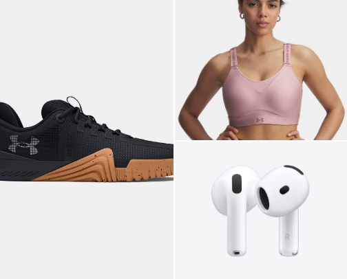 Gym essentials cover photo collage