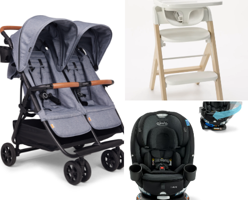Baby/toddler equipment cover photo collage