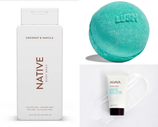 Body care cover photo collage