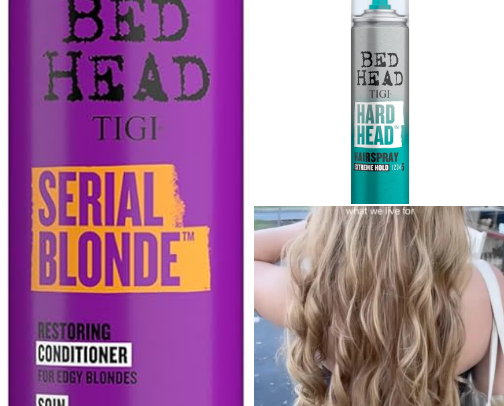 Hair products cover photo collage
