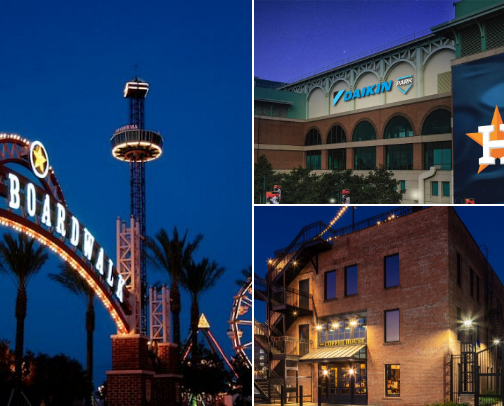 Fun activities in the Houston area 🌆 cover photo collage