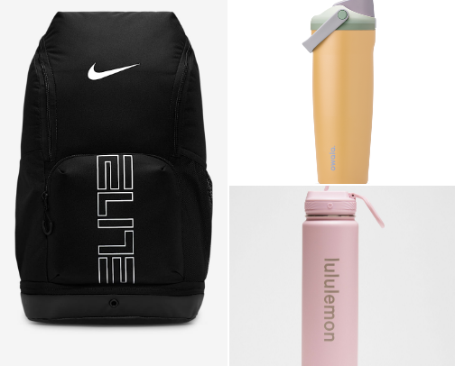 Sideline essentials- what’s in my sports bag cover photo collage