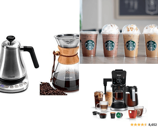Coffee Drinking Champion cover photo collage