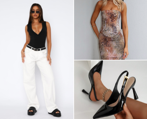 Clothing cover photo collage