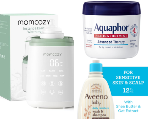 Must haves for new moms cover photo collage