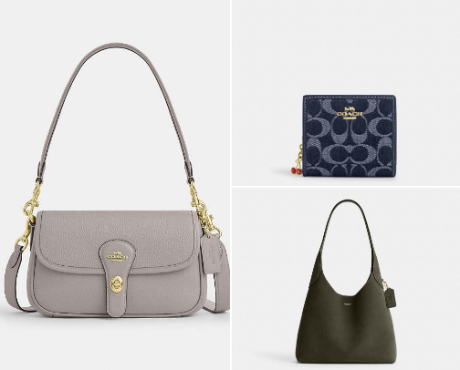 Coach Bags and Accessories cover photo collage