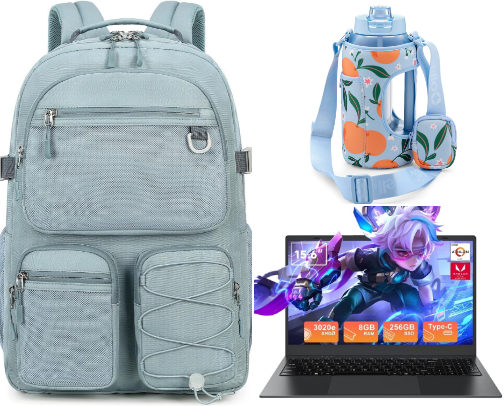 back to school supplies! 📓 cover photo collage