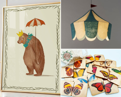 Whimsical Childhood cover photo collage