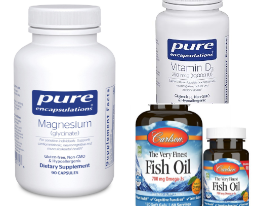 Supplements that help me get through the day cover photo collage
