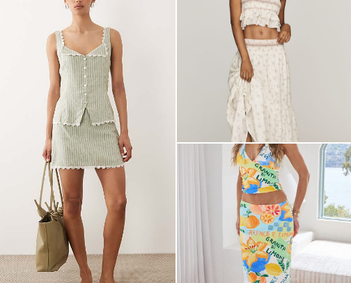 Skirts for Summer Fun cover photo collage