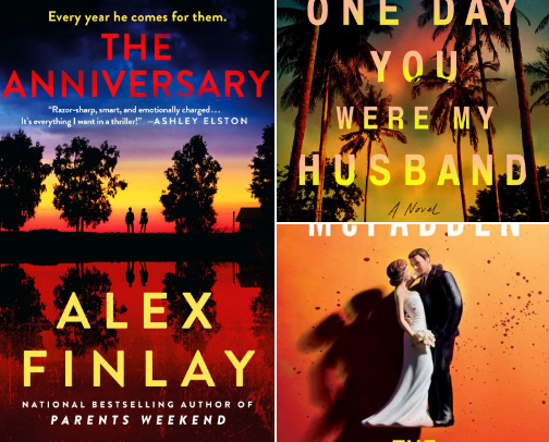 May Thriller Releases!! cover photo collage