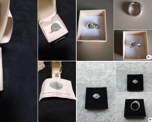 Vinted Priority (Silver and Gold Plated & also the Brands & Random accessories) cover photo collage
