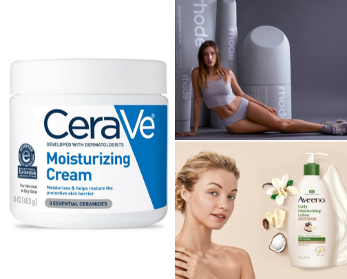 skincare cover photo collage