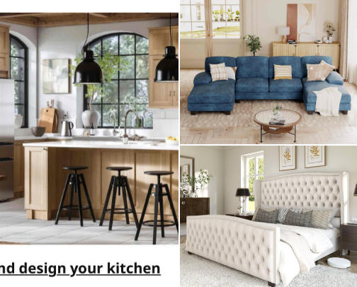 Interior Decoration and More cover photo collage