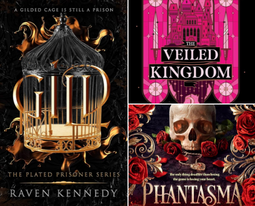 ROMANTASY BOOK RECS! cover photo collage