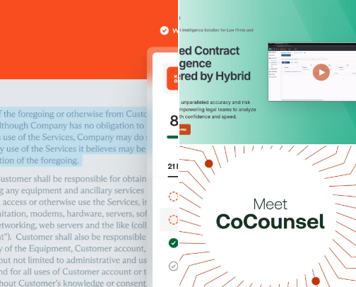 Legal Tech & AI Tools Transforming Corporate Legal Practice — Contract Drafting, Due Diligence & Compliance cover photo collage