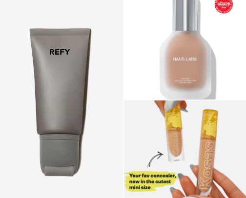 My everyday make-up routine with products I re-purchase! cover photo collage