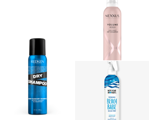 thin & flat to BIG & WAVY hair cover photo collage